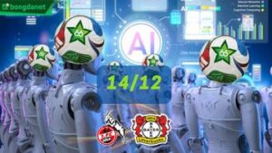 Siêu máy tính dự đoán bóng đá ngày 14/12 tâm điểm Bayer Leverkusen gặp Koln