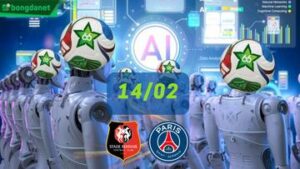 Siêu máy tính dự đoán bóng đá ngày 14/02 tâm điểm đội Stade Rennais FC gặp đội Paris Saint Germain